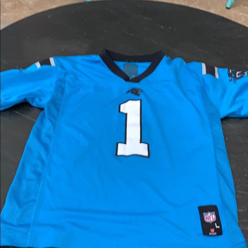 NFL #1 Cam Newton Panthers Jersey